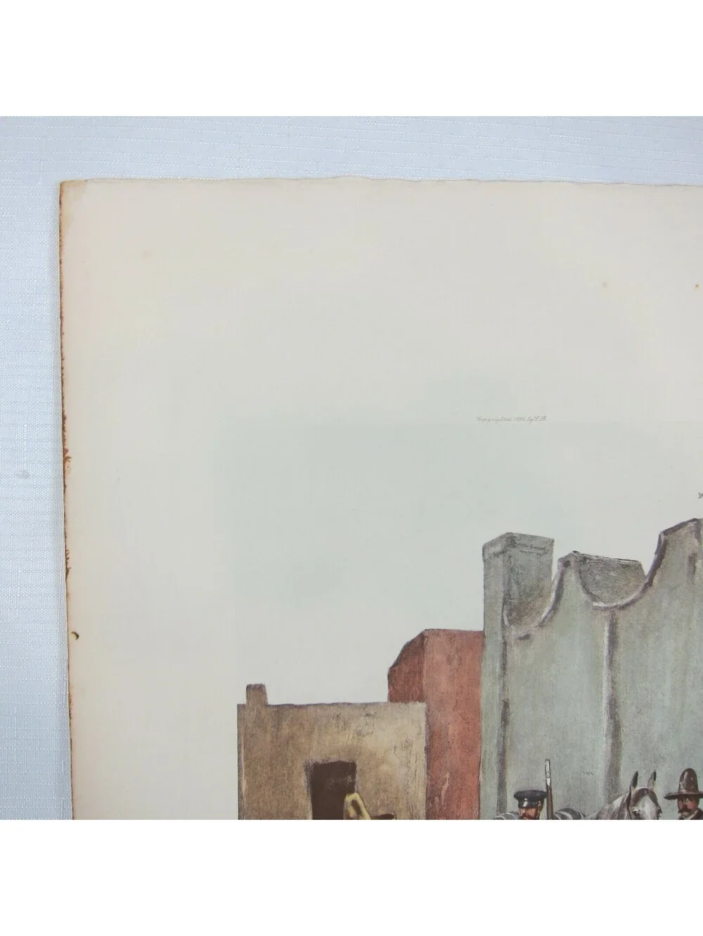 Antique 1892 Print 
